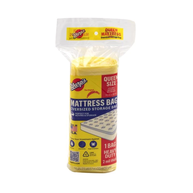 Clear Plastic Mattress Storage Bag For Queen And Full Size Mattresses 70 By 92 Inches