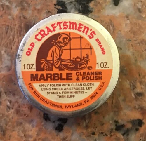 Craftsman Brand Marble Cleaner 1/2oz Marble Cleaner Tin