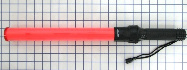 9" Red Led Signal Wand - Electronic Signal Light For Safety And Visibility