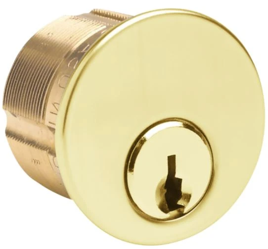 1-1/8" Mortise Cylinder Sc1 Brass Lockset - Durable Security Solution