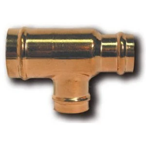 3/4 Inch X 1/2 Inch X 1/2 Inch Copper Tee Fitting