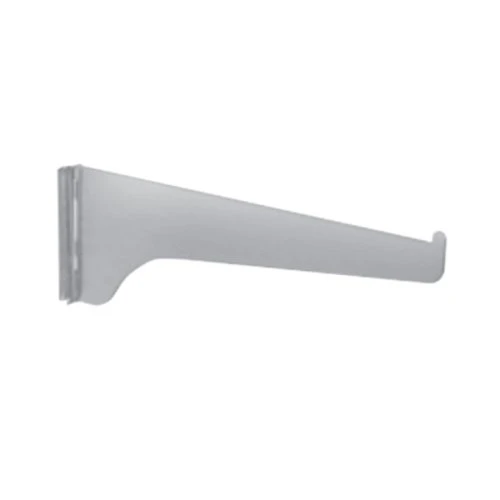 10-inch Anochrome Shelf Bracket, 16 Gauge Steel, Holds 320 Lbs