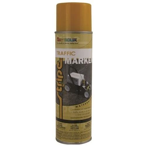 20-646 20 Oz. Yellow Inverted Traffic Marker Spray - Water Based