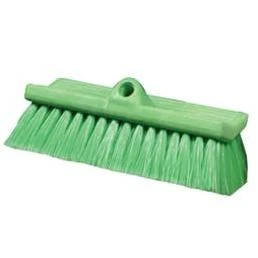 0480 Very Soft Bi-level Flow-thru Brush - 10 Inch Green Cleaning Tool