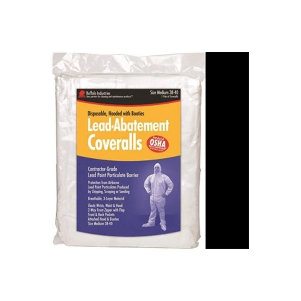 68442 Extra Large Disposable Lead Abatement Coveralls - 10 X 15 In.