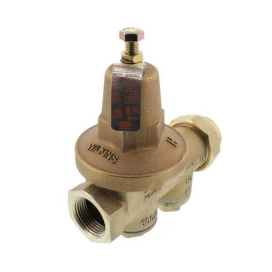Zurn Wilkins 1-600XL 1" Lead Free FNPT Union x FNPT Pressure Reducing Valve