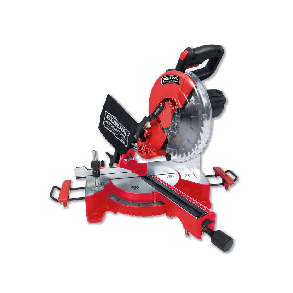 15 Amp 10 in. Sliding Miter Saw with Laser Guidance System