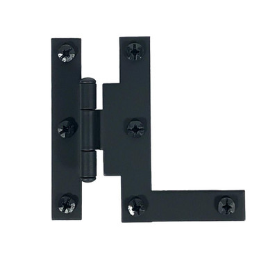 Acorn 3" HL Smooth Iron 3/8" Offset Cabinet Hinges, Pair AH4BQ