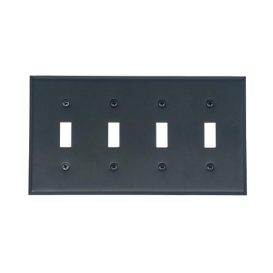 Acorn 4 Toggle Wall Plate AW4BP