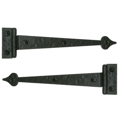 Acorn 6-1/2" Rough Heart Cabinet Strap Hinge with 3/4" Offset, Pair RIQBQ