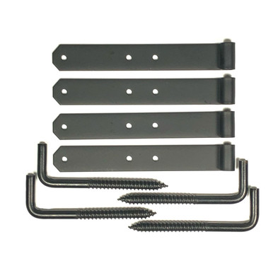 Acorn 6-5/8" Flush Connecticut Shutter Hinge Set AKBBR