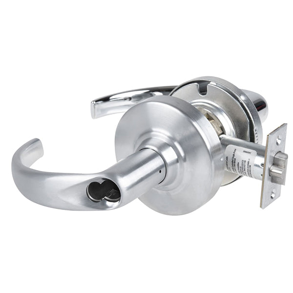 Schlage ND50JD-SPA-626 Entrance/Office Lock, FSIC Less Core, SPA Lever, Satin Chrome