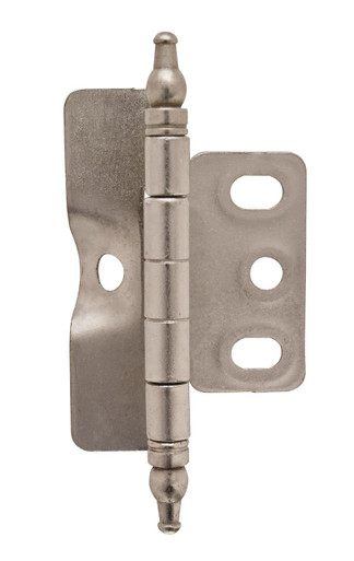 Amerock FULL WRAP FLUSH INSET MINARET TIP 3/4 In (19 Mm) Door Thick. Hinge PK3175TM