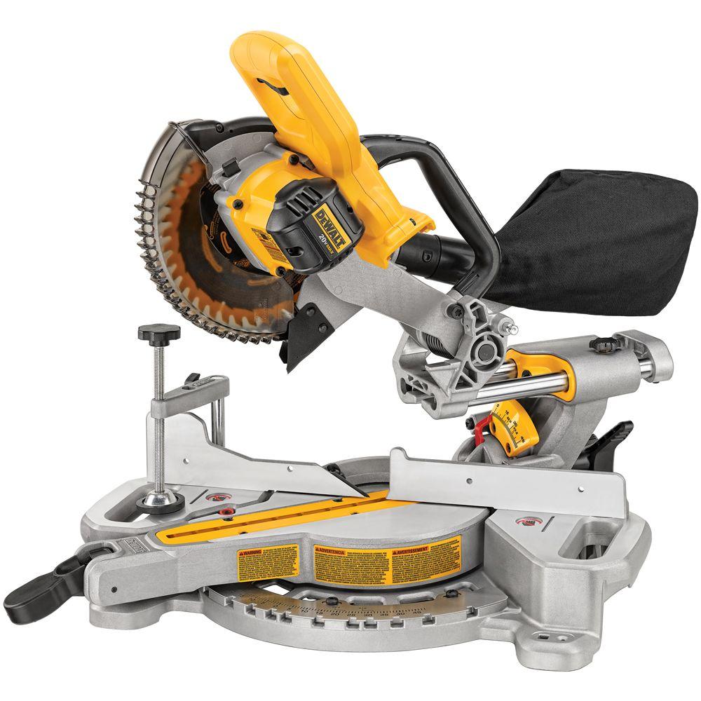 20-Volt MAX Lithium-Ion Cordless 7-1/4 in. Miter Saw (Tool-Only)