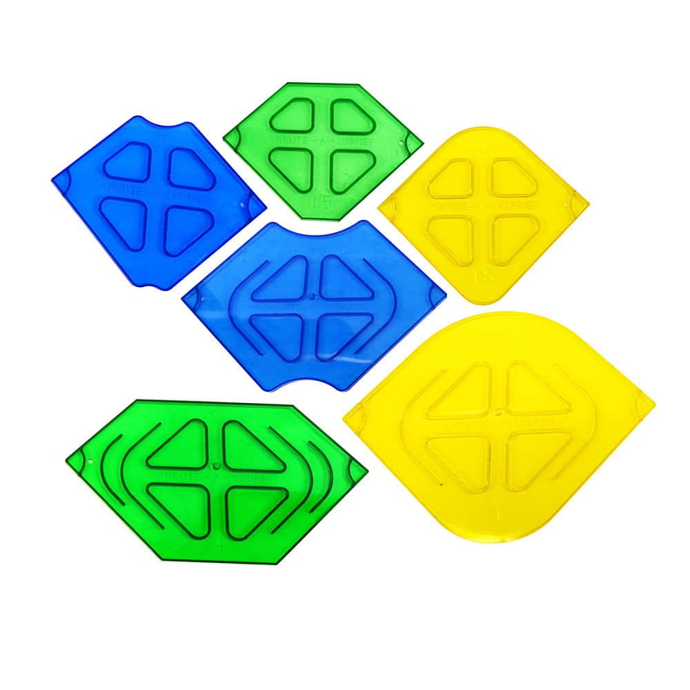 6 Pc Rout-A-Corner Templates