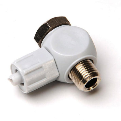 Blum VERSCHR WIS G18-4 KST SWIVEL ELBOW CONNECTOR FOR MINIPRESS REPAIR G 1/8", LW4, PLASTIC item number 03877735