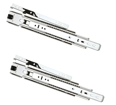 Accuride C3017 Light-Duty Slide with Over-Travel and Rail-Mounting 12" - 28"