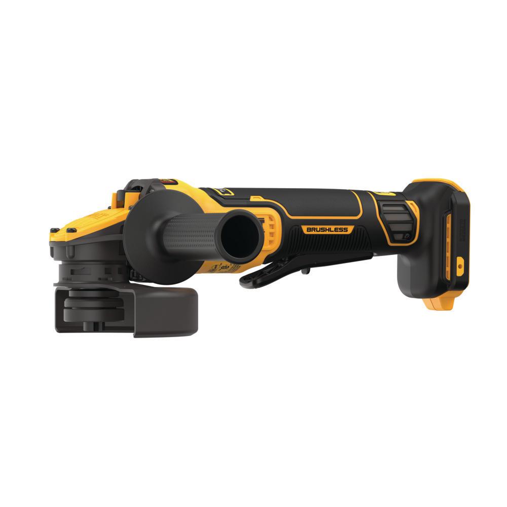 20-Volt MAX Lithium Ion Cordless Brushless 4-1/2 - 5 in. Paddle Switch Angle Grinder with FLEXVOLT ADVANTAGE (Tool Only)