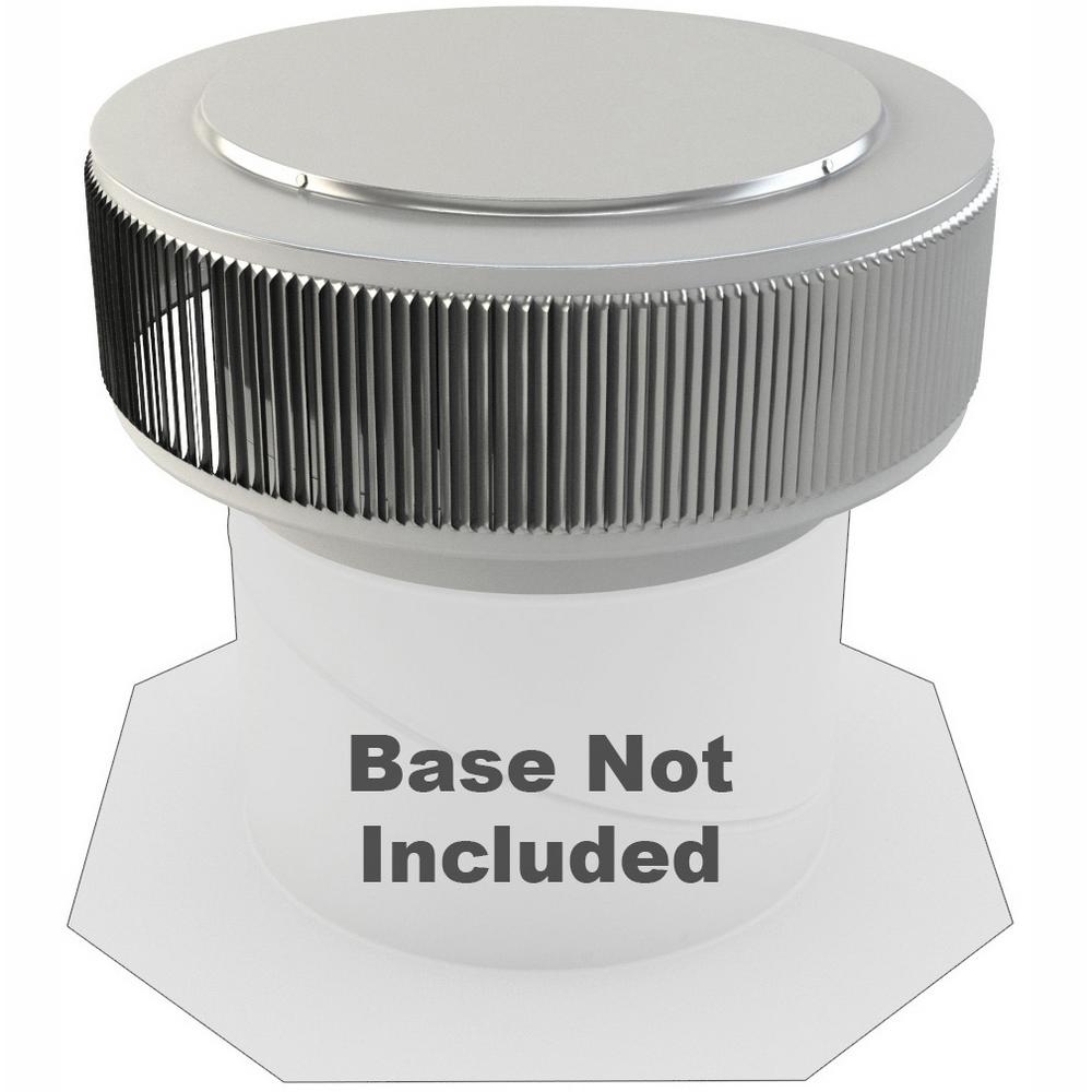 12 in. Mill Finish Aluminum No Moving Parts Retrofit Wind Turbine