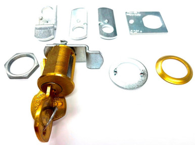 Compx C8102 Cylinder Pin Tumbler Cam lock 1-1/16 Cylinder Length for 3/4" Maximum Material Thickness