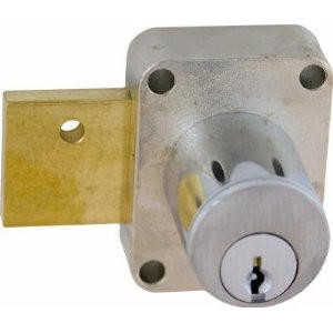 Compx pin tumbler door lock, 7/8" cylinder length C8173