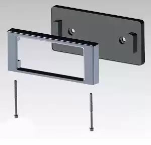 CompX StealthLock CompX StealthLock Transmitter pad mounting plate for wall application Black Finish MP-300-WM
