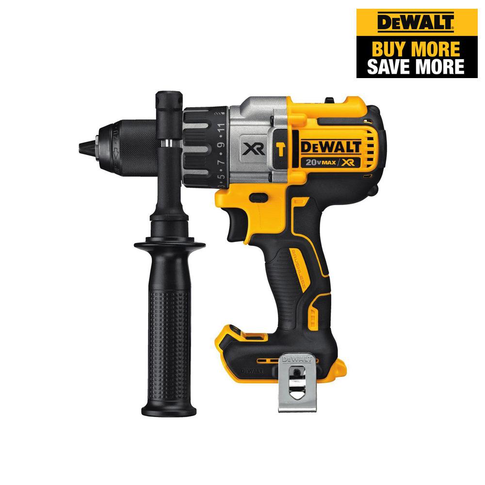 20-Volt MAX XR Lithium-Ion Cordless 1/2 in. Premium Brushless Hammer Drill (Tool-Only)