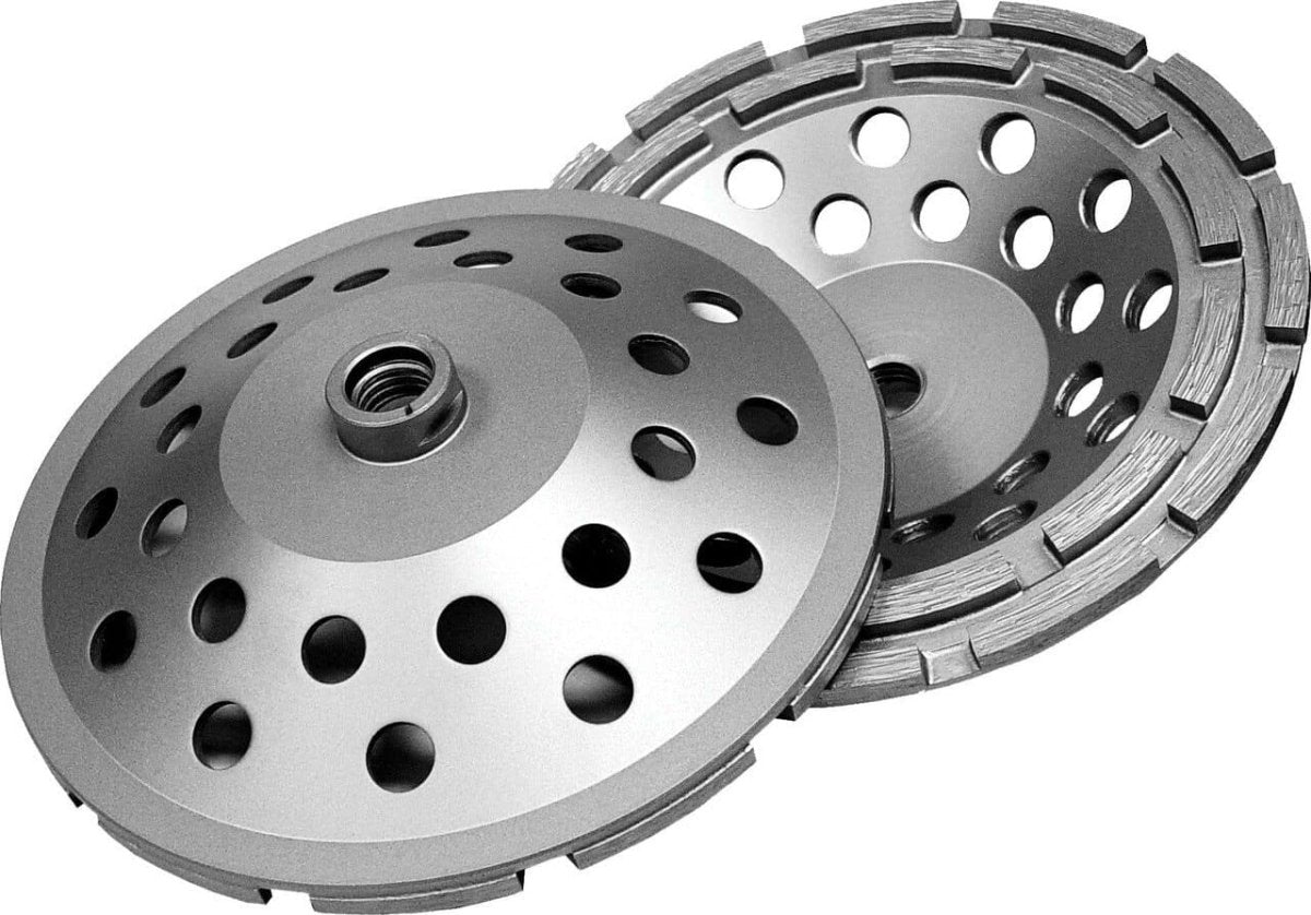 Delux-Cut Segmented Cup Grinders Double Row