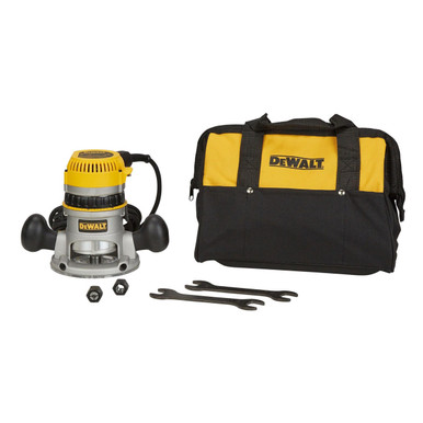 DEWALT 1-3/4 Hp Fixed Base Router Kit DW616K
