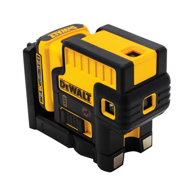 DEWALT 12V Max Laser Level, 5 Spot Red, 100-Foot DW085LR