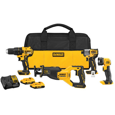 DEWALT 20V Max 4 Tool Combo Kit DCK479D2