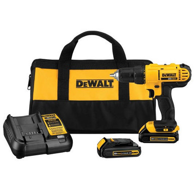 DEWALT 20V MAX* Lithium Ion Compact Drill/Driver Kit DCD771C2