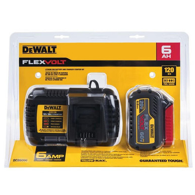 DEWALT FLEXVOLT 20V/60V MAX Lithium Ion Starter Kit DCB606C
