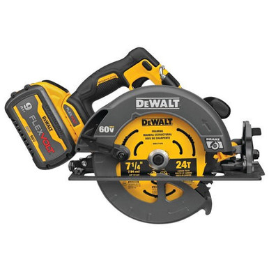 DeWALT FLEXVOLTÂ® 60V MAX* Brushless 7-1/4 in. Cordless Circular Saw with Brake Kit DCS578X1