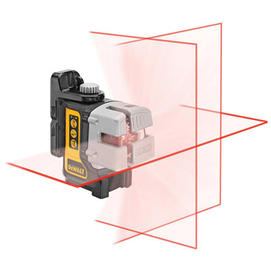 DEWALT Line Laser, Self-Leveling, Red, 3-Beam DW089K