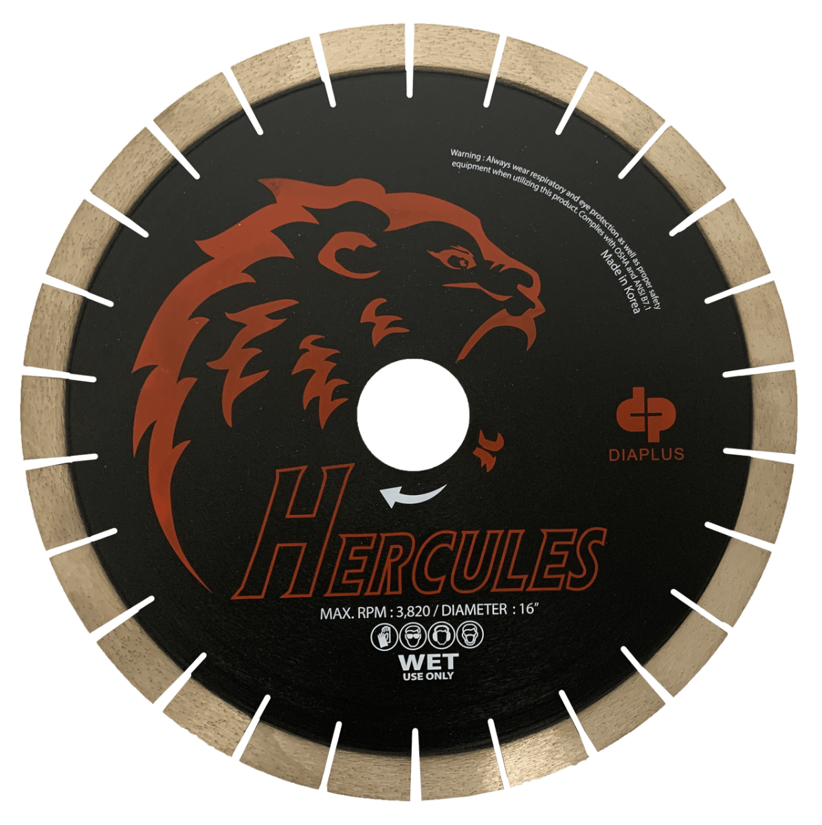Dia Plus Hercules Bridge Saw Blade for Granite and Natural Stone
