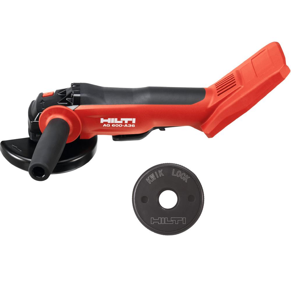 36-Volt Lithium-Ion Cordless Brushless 6 in. AG 600 Angle Grinder with Kwik Lock