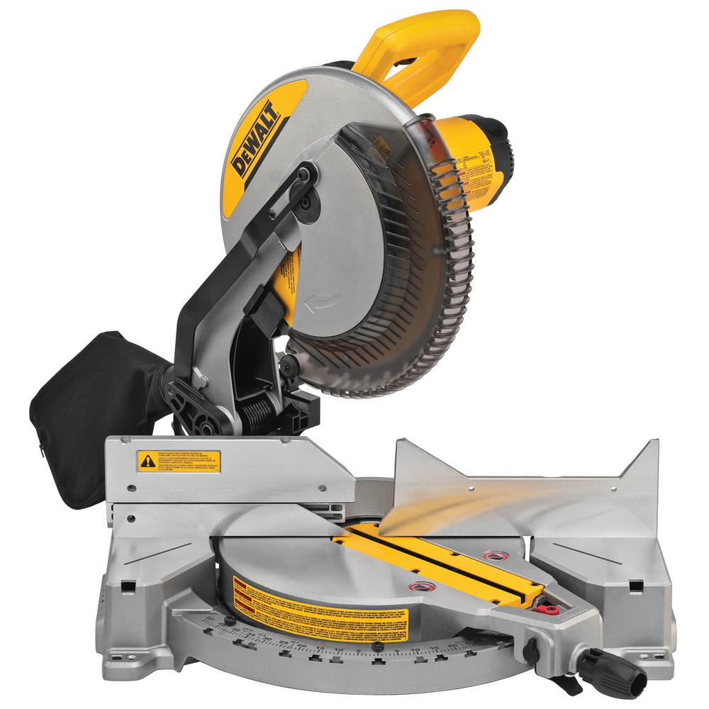 15 Amp Corded 12 in. Compound Single Bevel Miter Saw