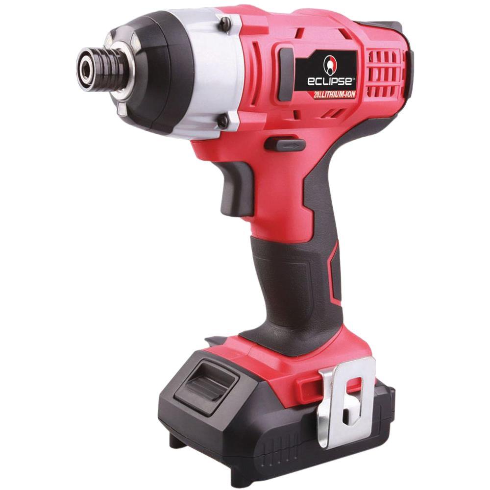 20-Volt Lithium-Ion 1/4 in. Cordless Impact Driver
