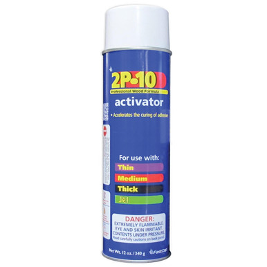 FastCap 2P-10 12 Ounce Activator in a Aerosol Can