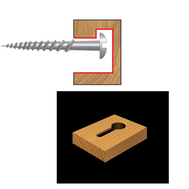 Freud 25/64" Key Hole Bit Key holes for hanging plaques and shelves 70-104