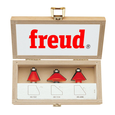 Freud 3 Piece Chamfer Bit Set 89-250