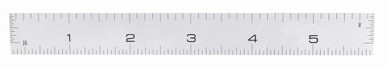 General Economy Precision 6 In. Flexible Steel Ruler with 32nd In. Graduations 307
