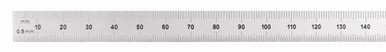 General Ultratest 12 In./300mm Flexible Steel Ruler with 32nds of an Inch Graduations CF1247ME