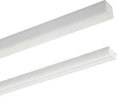 Knape & Vogt Plastic Door Track Assemblies for Sliding Doors White Color