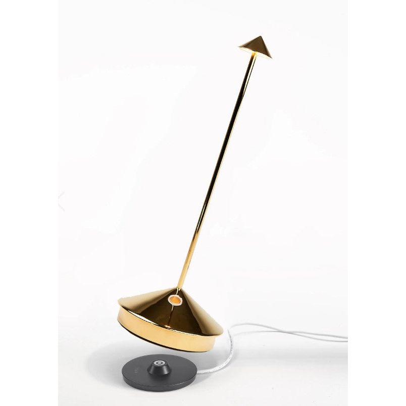 Zafferano Pina Pro Table Lamp LD0650O4 Glossy Gold