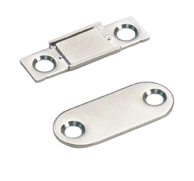 Steel Ultra Thin Magnetic Catch Nickel