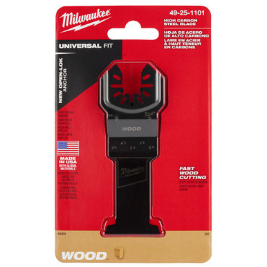 MILWAUKEE OPEN-LOK 1-3/8" HCS Wood Multi-Tool Blade
