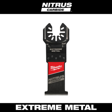 Milwaukee NITRUS CARBIDE Extreme Metal Universal Fit OPEN-LOK Multi-Tool Blade 1PK 49-25-1561