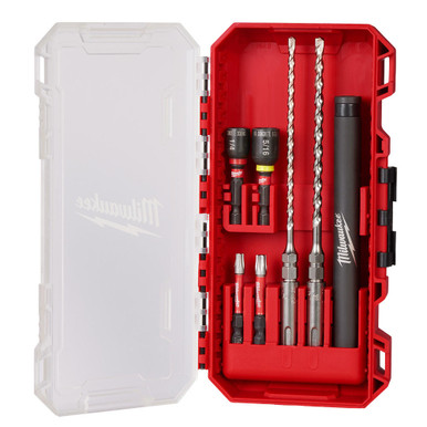 Milwaukee SDS PLUS CONCRETE SCREW INSTALLATION KIT 7PC